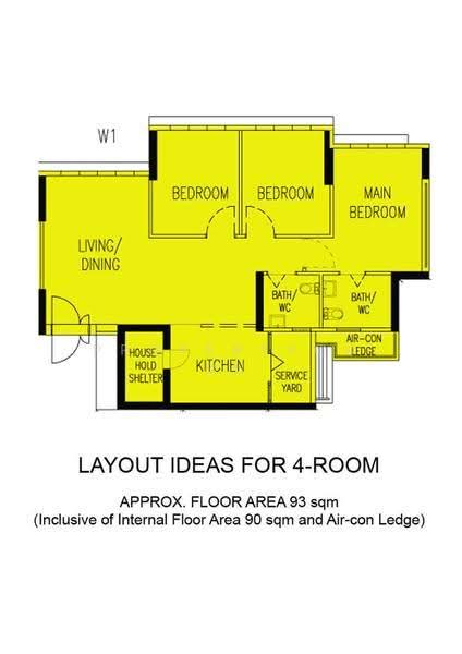 229B Sumang Lane, 229B Sumang Lane, Hougang / Punggol / Sengkang, 3 Bedrooms, 1,001 sqft, HDB Flat For Sale, by Eric Choy, 500284348 - 2D - PropertyGuru.com.sg