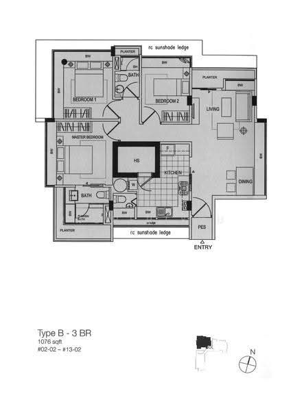 Suffolk Premier, 3 Suffolk Road, Newton / Novena, 3 Bedrooms, 1,076 sqft, Apartment For Sale, by Michelle Ho, 25041320 - 2D - PropertyGuru.com.sg