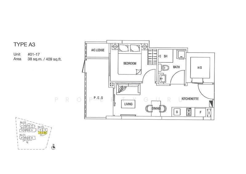 Suites @ East Coast, 171 Upper East Coast Road, East Coast / Marine Parade, 1 Bedroom, 409 sqft, Condominium For Rent, by Serene Chua, 500289015 - 2D - PropertyGuru.com.sg
