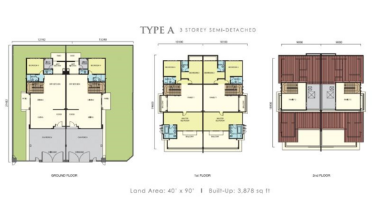 Phase 12A @ Precinct 12 Desa Tebrau - Floor Plan - iProperty.com.my