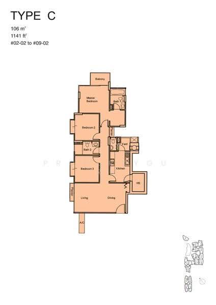 Sunville, 20 Saint Michael's Road, Balestier / Toa Payoh, 3 Bedrooms, 1,141 sqft, Apartment For Sale, by Joey Peh, 500282395 - 2D - PropertyGuru.com.sg