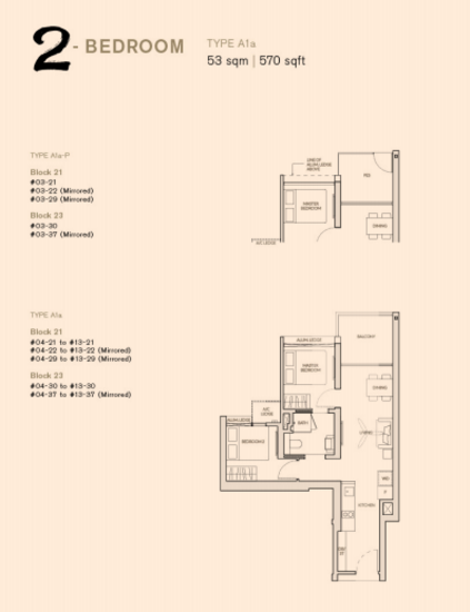 The Woodleigh Residences - Floor Plan