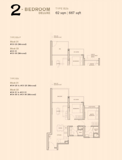 The Woodleigh Residences - Floor Plan