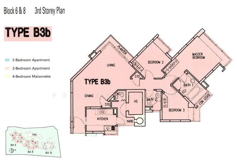 Tanamera Crest, 6 Pari Dedap Walk, Bedok / Upper East Coast, 3 Bedrooms, 1,184 sqft, Condominium For Rent, by Dorothy Chua, 60095292 - 2D - PropertyGuru.com.sg