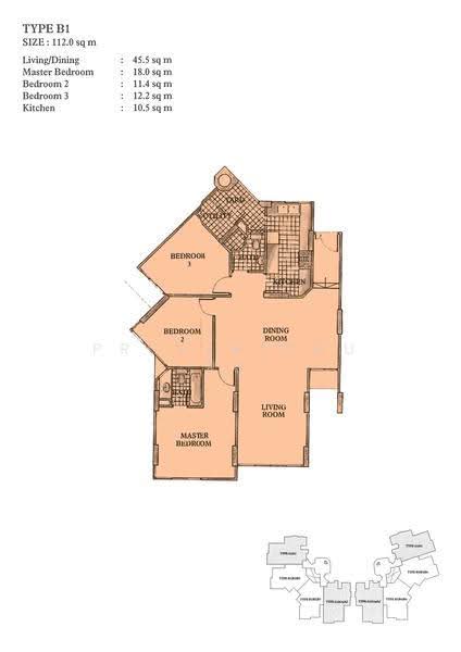 Tanjong Ria Condominium, 121 Tanjong Rhu Road, East Coast / Marine Parade, 3 Bedrooms, 1,206 sqft, Condominium For Sale, by Justina Teo, 500261156 - 2D - PropertyGuru.com.sg