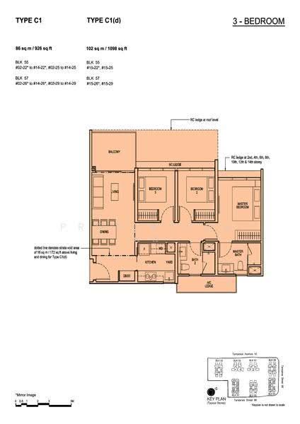 The Tapestry, 55 Tampines Street 86, Pasir Ris / Tampines, 3 Bedrooms, 926 sqft, Condominium For Sale, by Kareen Lim, 500294941 - 2D - PropertyGuru.com.sg