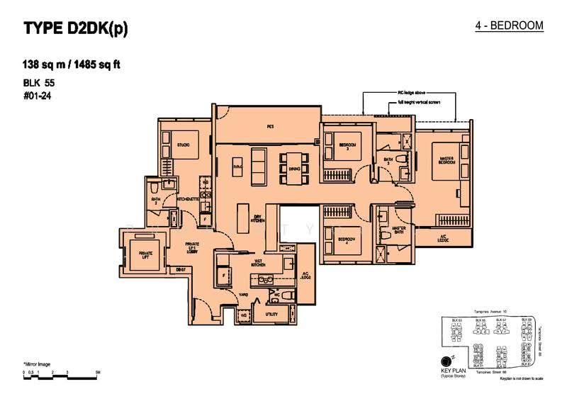 The Tapestry, 55 Tampines Street 86, Pasir Ris / Tampines, 4 Bedrooms, 1,485 sqft, Condominium For Sale, by Wayne Low, 500112971 - 2D - PropertyGuru.com.sg