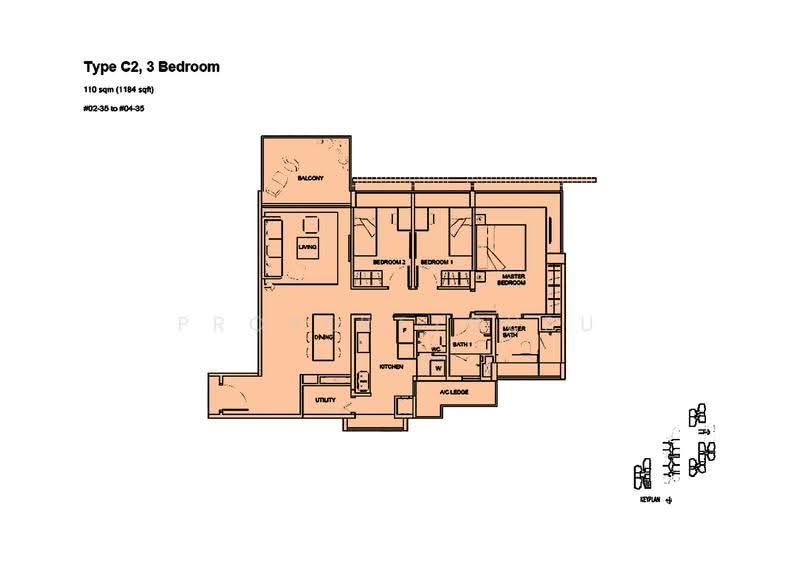 Terrene at Bukit Timah, 2 Toh Tuck Road, Clementi Park / Upper Bukit Timah, 3 Bedrooms, 1,184 sqft, Condominium For Rent, by Eugene Wee, 23833997 - 2D - PropertyGuru.com.sg