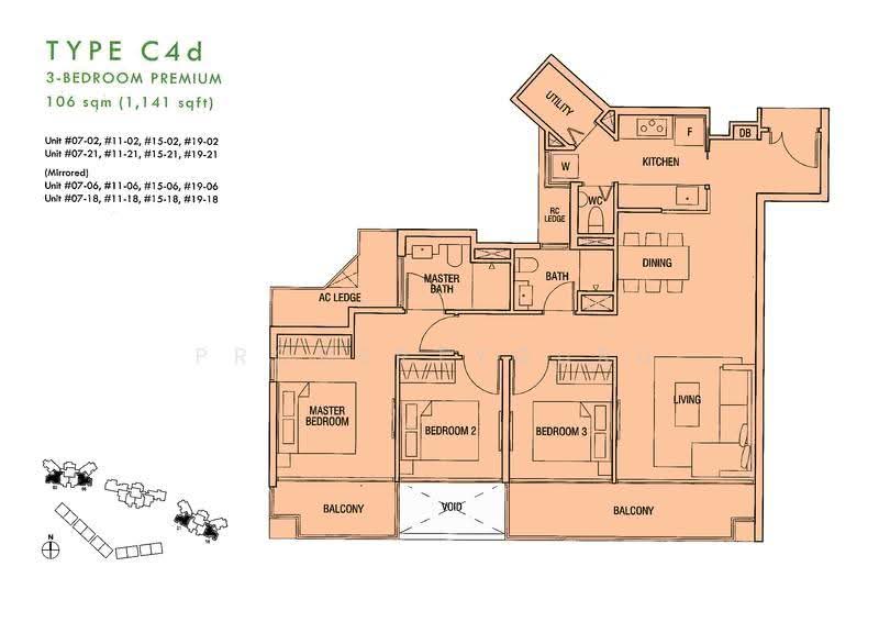 Thomson Three, 21 Bright Hill Drive, Ang Mo Kio / Bishan / Thomson, 3 Bedrooms, 1,141 sqft, Condominium For Sale, by Qristine Goh, 500277768 - 2D - PropertyGuru.com.sg