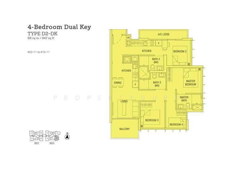 Tre Residences, 9 Geylang East Avenue 1, Eunos / Geylang / Paya Lebar, 4 Bedrooms, 947 sqft, Condominium For Sale, by Nigel Toh, 500276141 - 2D - PropertyGuru.com.sg
