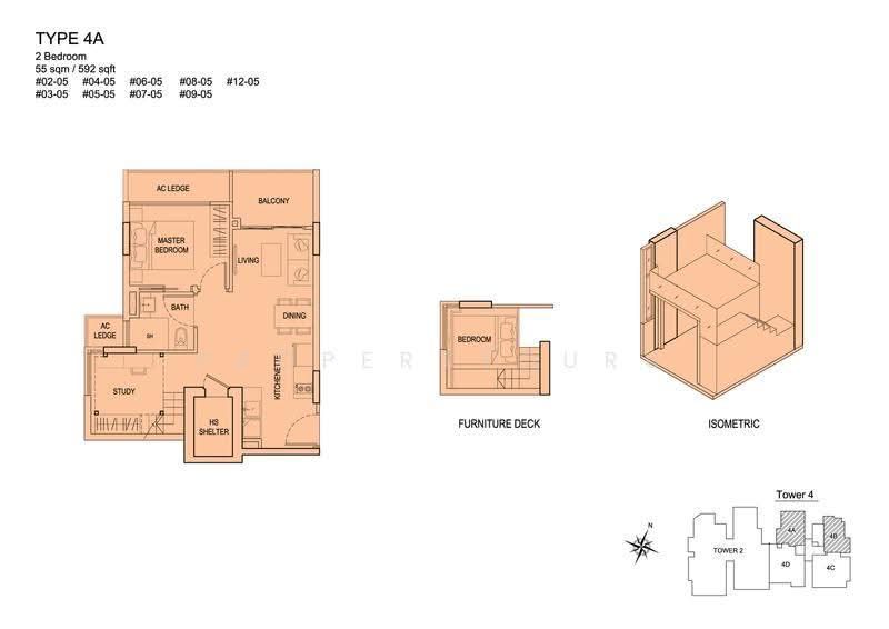 Urban Vista, 4 Tanah Merah Kechil Link, Bedok / Upper East Coast, 2 Bedrooms, 592 sqft, Condominium For Sale, by Marvin Lee, 500278169 - 2D - PropertyGuru.com.sg