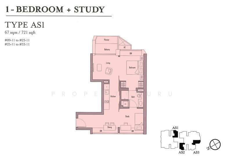 V on Shenton, 5 Shenton Way, Boat Quay / Raffles Place / Marina, 1 Bedroom, 721 sqft, Condominium For Sale, by Gelene Ong, 24745318 - 2D - PropertyGuru.com.sg