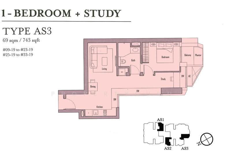V on Shenton, 5 Shenton Way, Boat Quay / Raffles Place / Marina, 1 Bedroom, 743 sqft, Condominium For Sale, by Jon Law, 500280824 - 2D - PropertyGuru.com.sg