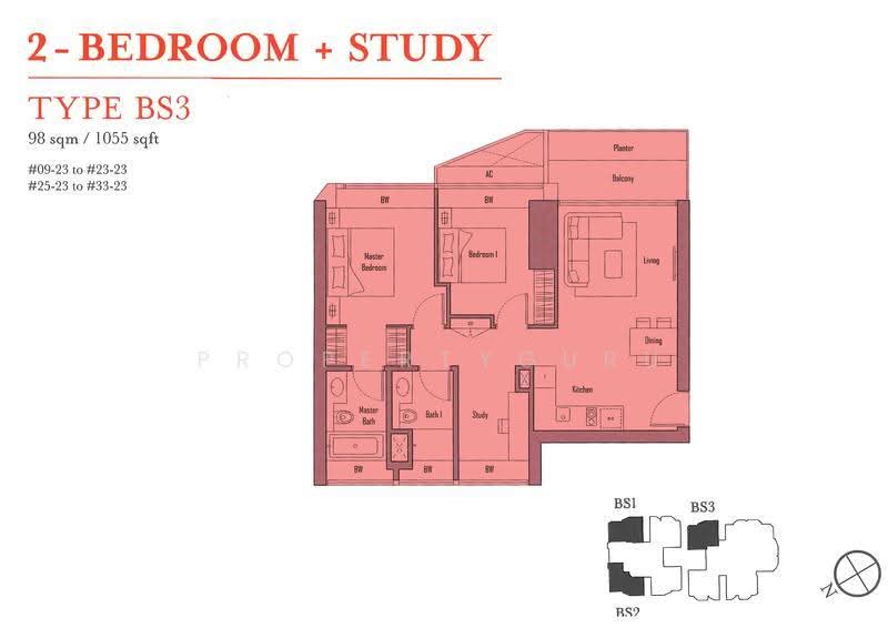 V on Shenton, 5A Shenton Way, Boat Quay / Raffles Place / Marina, 2 Bedrooms, 1,055 sqft, Condominium For Sale, by Chew Lih Yuan, 500287958 - 2D - PropertyGuru.com.sg