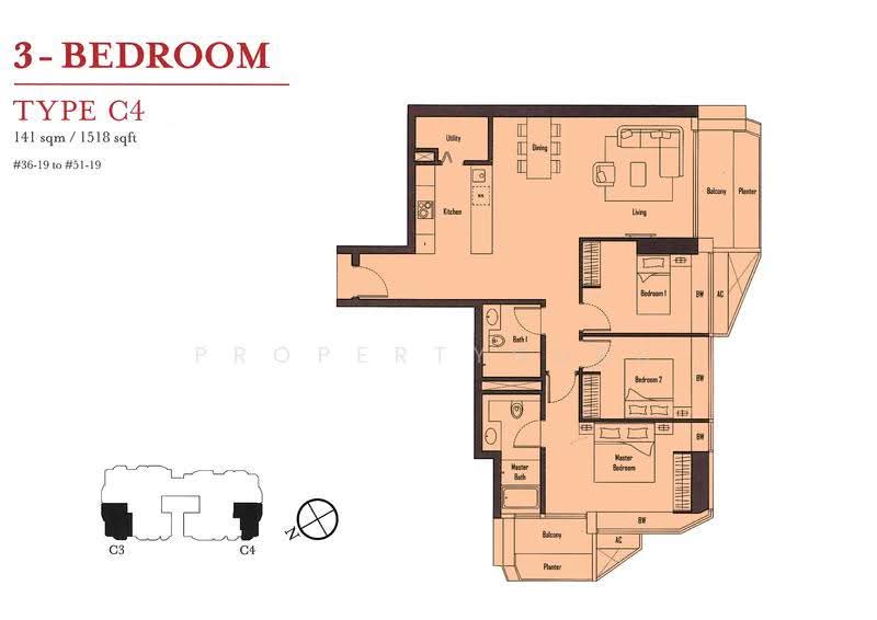 V on Shenton, 5A Shenton Way, Boat Quay / Raffles Place / Marina, 3 Bedrooms, 1,518 sqft, Condominium For Rent, by Denise Phua, 24493739 - 2D - PropertyGuru.com.sg