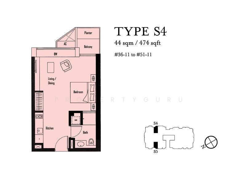 V on Shenton, 5A Shenton Way, Boat Quay / Raffles Place / Marina, Studio, 474 sqft, Condominium For Rent, by Ron Chong, 23249724 - 2D - PropertyGuru.com.sg
