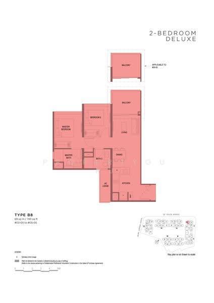Verdale, 2 De Souza Avenue, Clementi Park / Upper Bukit Timah, 2 Bedrooms, 743 sqft, Condominium For Sale, by Jonathan Yeo, 500288433 - 2D - PropertyGuru.com.sg