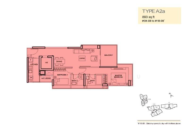 The Vermont On Cairnhill, 12 Cairnhill Rise, Orchard / River Valley, 2 Bedrooms, 893 sqft, Apartment For Rent, by Francis Lee, 60155882 - 2D - PropertyGuru.com.sg