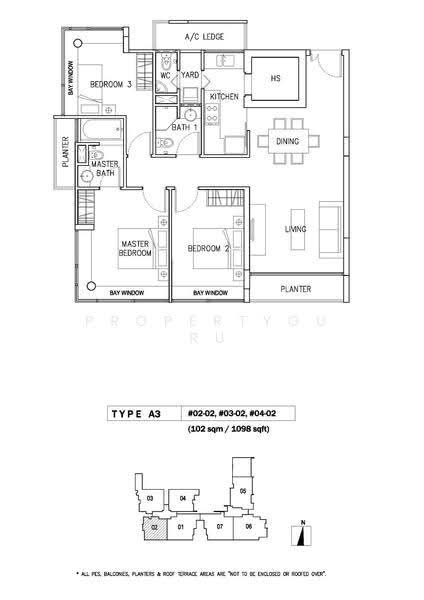 The Verte, 118 Lorong H Telok Kurau, East Coast / Marine Parade, 3 Bedrooms, 1,100 sqft, Condominium For Sale, by Charles Chiang, 500277009 - 2D - PropertyGuru.com.sg