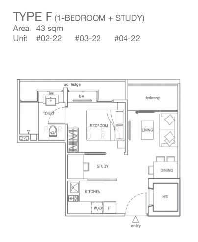 Viva Vista, 3 South Buona Vista Road, Buona Vista / West Coast / Clementi New Town, 2 Bedrooms, 463 sqft, Condominium For Sale, by Annie Wong, 19824667 - 2D - PropertyGuru.com.sg