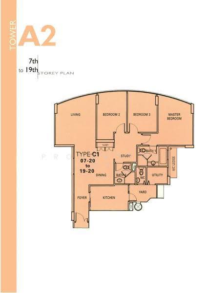 Water Place, 177 Tanjong Rhu Road, East Coast / Marine Parade, 3 Bedrooms, 1,227 sqft, Condominium For Sale, by Derek Tay, 500276335 - 2D - PropertyGuru.com.sg
