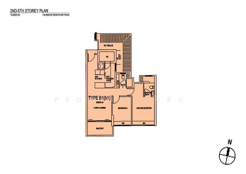 Waterfront Isle, 738 Bedok Reservoir Road, Bedok / Upper East Coast, 2 Bedrooms, 959 sqft, Condominium For Rent, by Peric Guo, 19379955 - 2D - PropertyGuru.com.sg