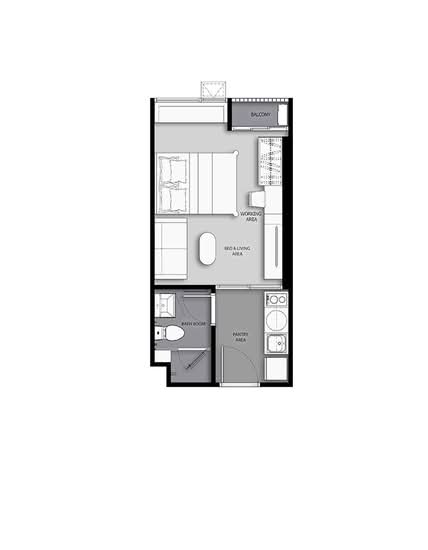 Knightsbridge Prime Onnut : ไนท์บริดจ์ ไพร์ม อ่อนนุช - Floor Plan