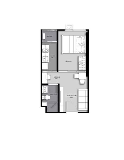 Knightsbridge Prime Onnut : ไนท์บริดจ์ ไพร์ม อ่อนนุช - Floor Plan