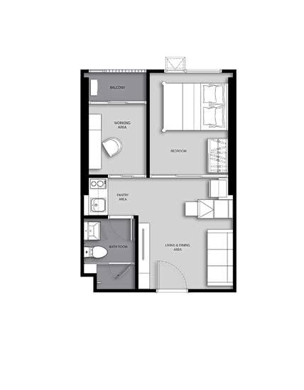 Knightsbridge Prime Onnut : ไนท์บริดจ์ ไพร์ม อ่อนนุช - Floor Plan