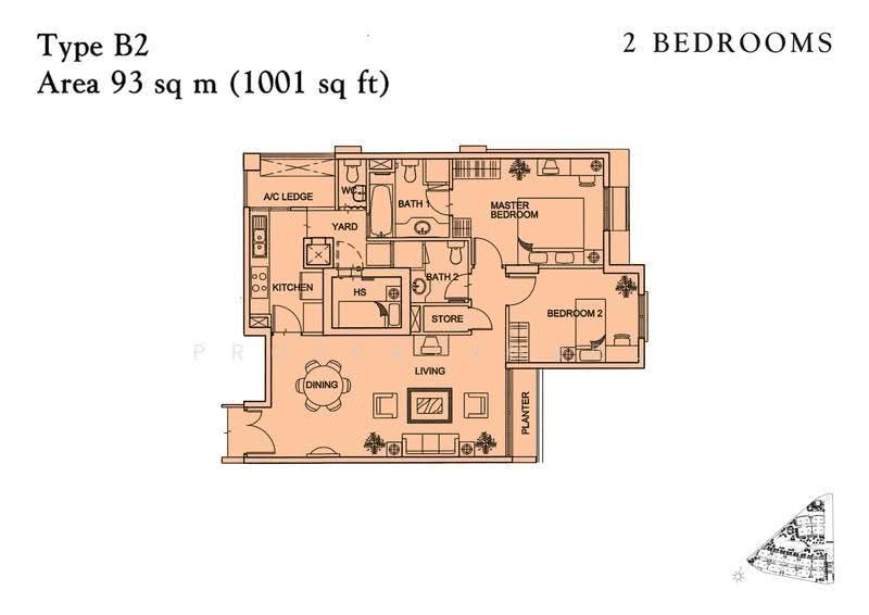 Yishun Sapphire, 42 Canberra Drive, Sembawang / Yishun, 2 Bedrooms, 1,001 sqft, Condominium For Sale, by Joey Tan, 500275708 - 2D - PropertyGuru.com.sg