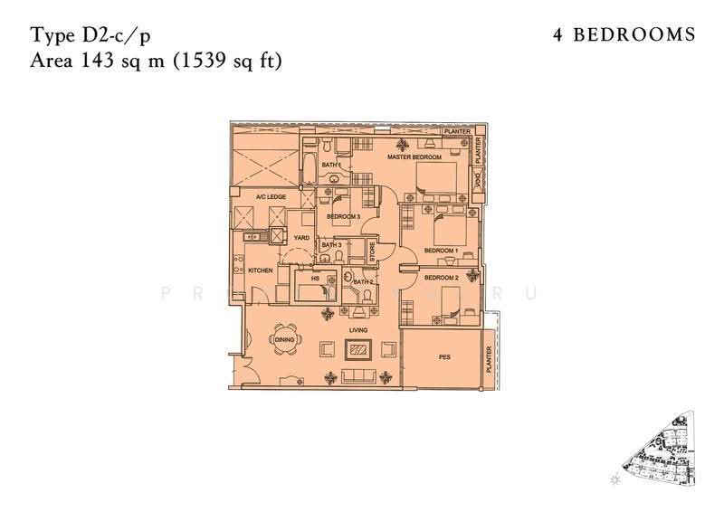 Yishun Sapphire, 42 Canberra Drive, Sembawang / Yishun, 2 Bedrooms, 1,001 sqft, Condominium For Rent, by Edwin Choo, 500279003 - 2D - PropertyGuru.com.sg