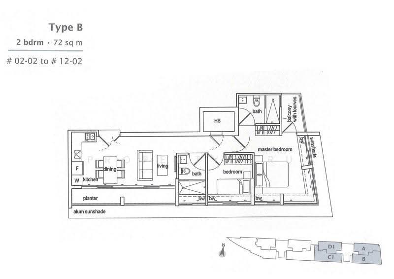 Zenith @ Zion, 60 Zion Road, Tanglin / Holland / Bukit Timah, 2 Bedrooms, 775 sqft, Apartment For Sale, by Graycin Wang Wei Ru, 500278062 - 2D - PropertyGuru.com.sg
