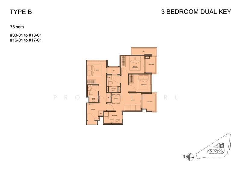 Neu at Novena, 27 Moulmein Rise, Newton / Novena, 2 Bedrooms, 570 sqft, Condominium For Sale, by Ben Lee, 60244508 - 2D - PropertyGuru.com.sg