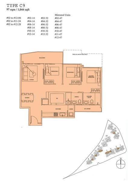 1 Canberra, 1 Canberra Drive, Sembawang / Yishun, 3 Bedrooms, 1,044 sqft, Executive Condominium For Sale, by Lim Kah Seng, 23126807 - 2D - PropertyGuru.com.sg