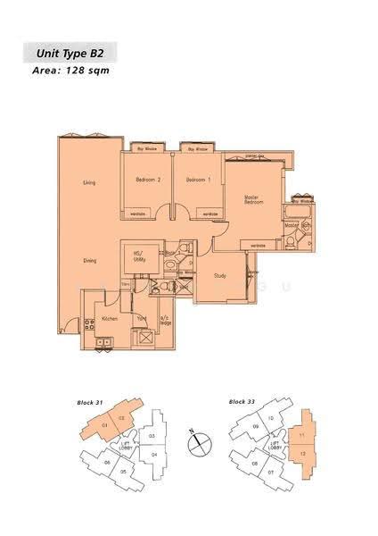 Bishan Loft, 31 Bishan Street 11, Ang Mo Kio / Bishan / Thomson, 3 Bedrooms, 1,378 sqft, Condominium For Sale, by Zachar Oh, 500277396 - 2D - PropertyGuru.com.sg