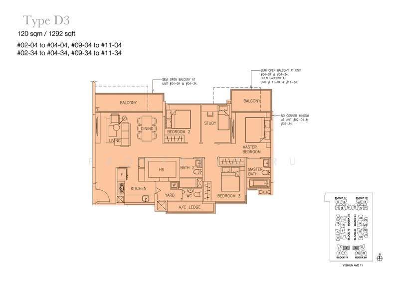 The Canopy, 85 Yishun Avenue 11, Sembawang / Yishun, 4 Bedrooms, 1,292 sqft, Executive Condominium For Sale, by Robert Chen, 500228214 - 2D - PropertyGuru.com.sg