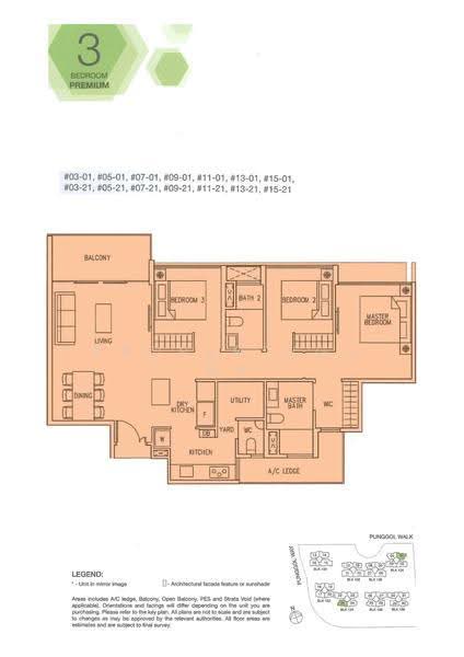 Ecopolitan, 134 Punggol Walk, Hougang / Punggol / Sengkang, 3 Bedrooms, 1,098 sqft, Executive Condominium For Sale, by Norman Ang, 500264654 - 2D - PropertyGuru.com.sg