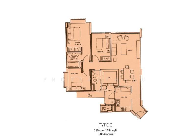 The Eden @ Tampines, 21 Tampines Street 34, Pasir Ris / Tampines, 3 Bedrooms, 1,184 sqft, Condominium For Sale, by Clifton Ong, 500281043 - 2D - PropertyGuru.com.sg