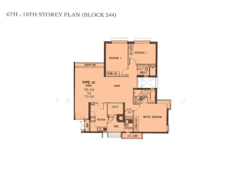 The Floravale, 240 Westwood Avenue, Boon Lay / Jurong / Tuas, 3 Bedrooms, 1,238 sqft, Condominium For Sale, by Toh YiQin (卓意钦), 500279569 - 2D - PropertyGuru.com.sg