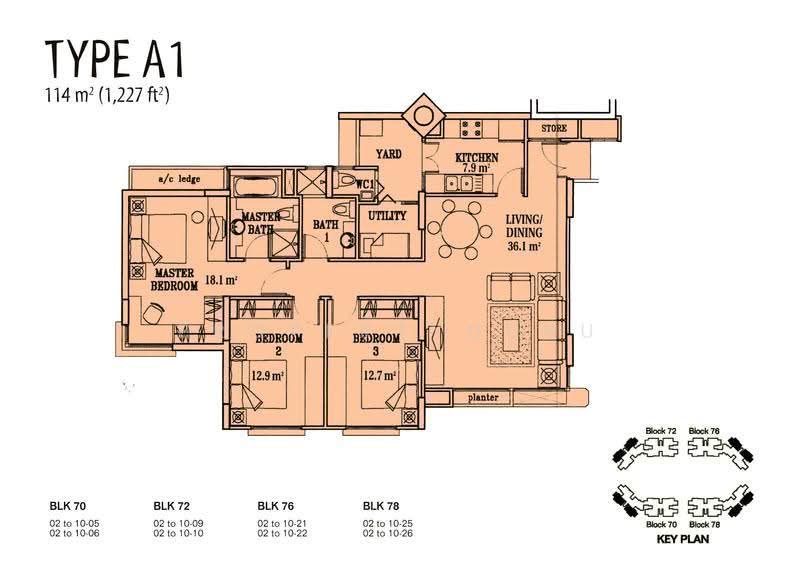 The Florida, 78 Hougang Avenue 7, Hougang / Punggol / Sengkang, 3 Bedrooms, 1,227 sqft, Condominium For Rent, by Pauline Zee, 500249446 - 2D - PropertyGuru.com.sg