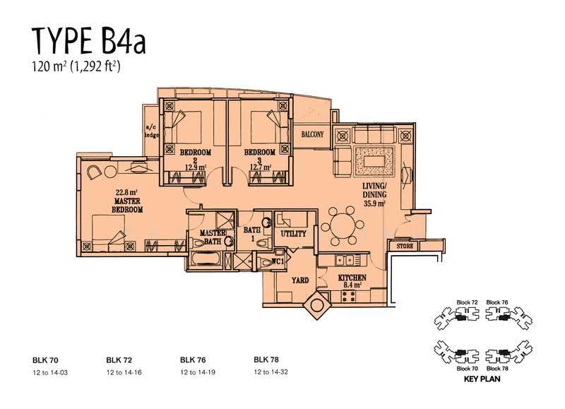 The Florida, 78 Hougang Avenue 7, Hougang / Punggol / Sengkang, 3 Bedrooms, 1,292 sqft, Condominium For Rent, by Arthur Franco, 500278493 - 2D - PropertyGuru.com.sg