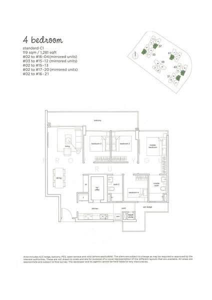 Heron Bay, 55 Upper Serangoon View, Hougang / Punggol / Sengkang, 4 Bedrooms, 1,281 sqft, Condominium For Sale, by EDMUND TEO, 500275833 - 2D - PropertyGuru.com.sg