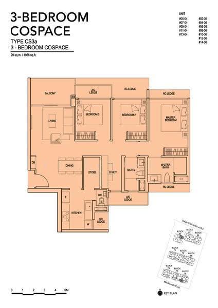 iNz Residence, 60 Choa Chu Kang Avenue 5, Dairy Farm / Bukit Panjang / Choa Chu Kang, 3 Bedrooms, 1,066 sqft, Condominium For Rent, by Anthea Yeo 杨丽娇, 500276609 - 2D - PropertyGuru.com.sg