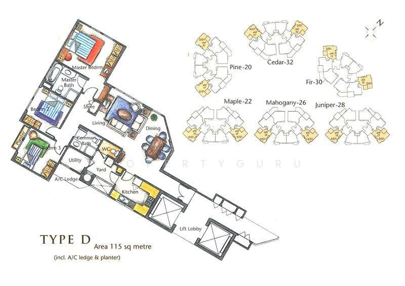 Northoaks, 22 Woodlands Cresent, Admiralty / Woodlands, 1 Bedroom, 250 sqft, Condominium For Rent, by Tony Kwek, 500268765 - 2D - PropertyGuru.com.sg
