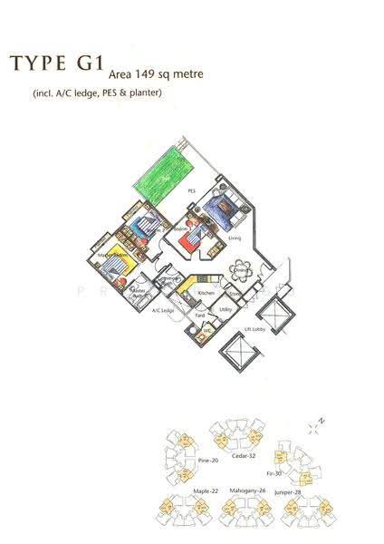 Northoaks, 26 Woodlands Cresent, Admiralty / Woodlands, 3 Bedrooms, 1,604 sqft, Condominium For Sale, by Sim Meng Wee, 500239729 - 2D - PropertyGuru.com.sg