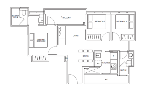 Arena Residences - Floor Plan