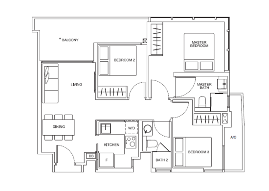 Arena Residences - Floor Plan