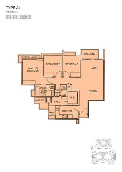 Park Green, 8 Rivervale Link, Hougang / Punggol / Sengkang, 3 Bedrooms, 1,184 sqft, Condominium For Sale, by DON SIDHU, 500231462 - 2D - PropertyGuru.com.sg