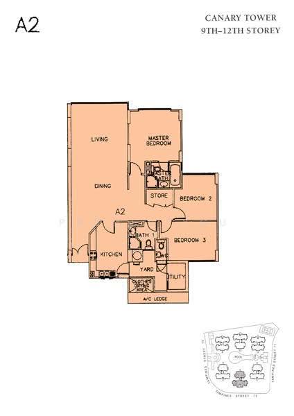 Pinevale, 2 Tampines Street 73, Pasir Ris / Tampines, 3 Bedrooms, 1,292 sqft, Condominium For Sale, by Novell Tan, 500280935 - 2D - PropertyGuru.com.sg