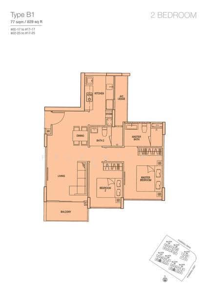 Riverparc Residence, 100 Punggol Drive, Hougang / Punggol / Sengkang, 2 Bedrooms, 829 sqft, Condominium For Sale, by Siti Nurjana Binte Oyong, 500244955 - 2D - PropertyGuru.com.sg